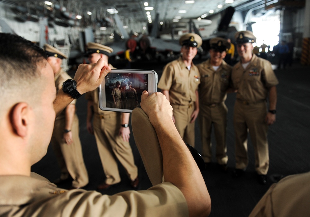 USS Theodore Roosevelt chief pinning ceremony