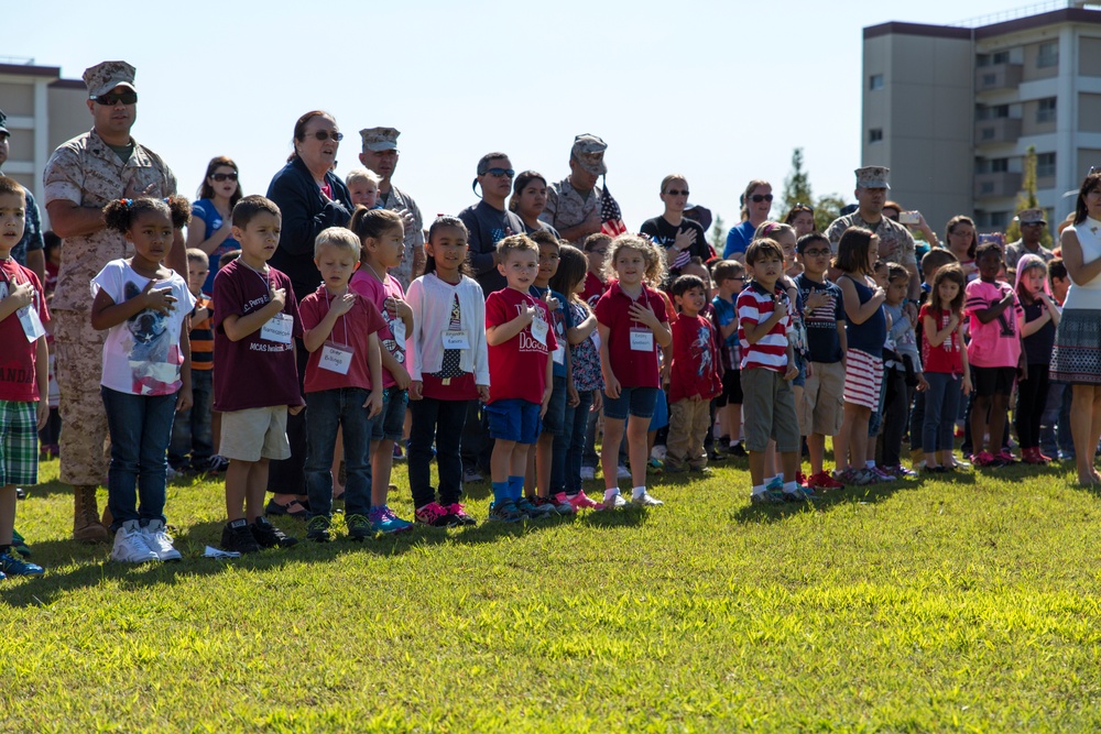 Matthew C. Perry schools remember 9/11, walk in silence
