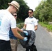 Service members clean Kintai, polishing U.S.-Japan friendship