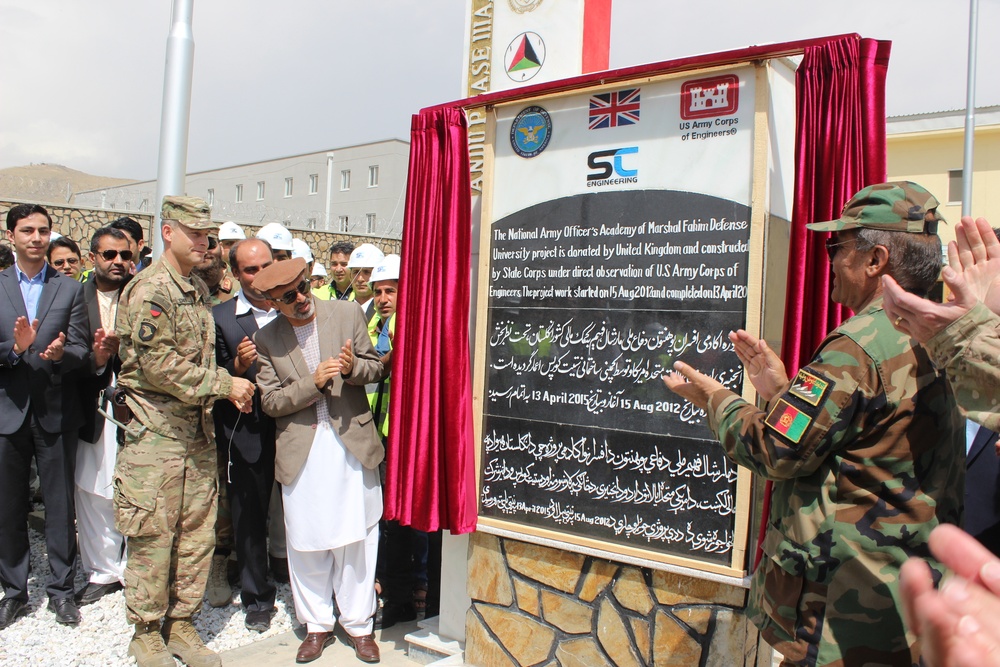Ribbon cutting marks major milestone in preparing next generation of Afghan National Army leaders