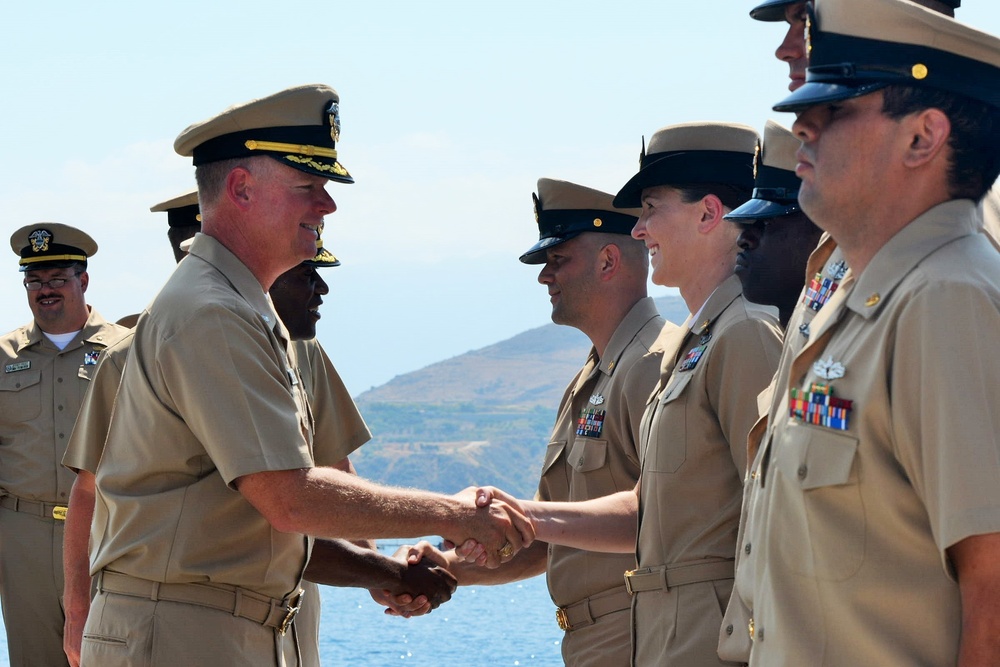 USS Donald Cook (DDG 75) pinning ceremony