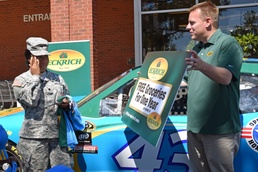 Soldier receives free commissary groceries for a year