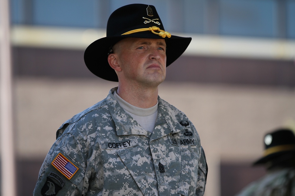 Command Sgt. Maj. Coffey assumes responsibility