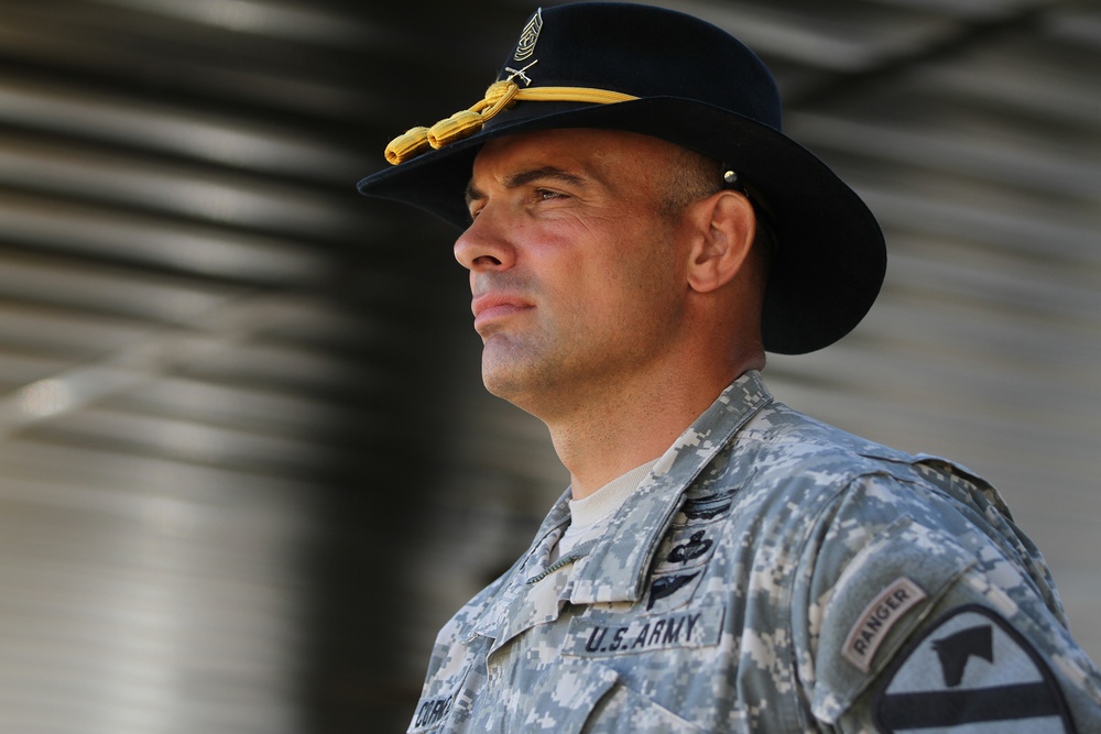 Command Sgt. Maj. Cornelison for 1st ID