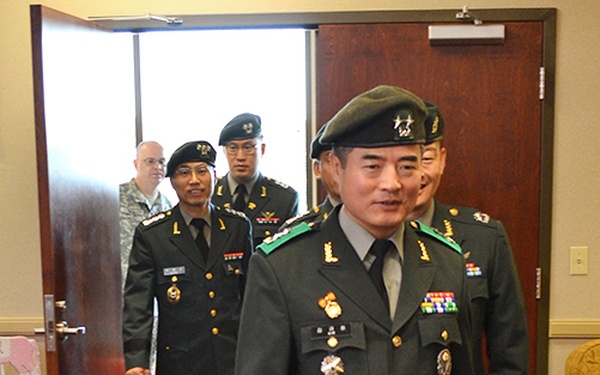 Republic of Korea Army HR leaders visit HRC