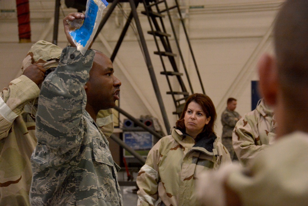145th Airlift Wing Airmen participate in Air Expeditionary Skills training
