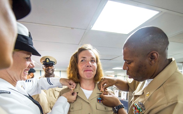 Continuing Promise 2015 chief petty officer pinning ceremony