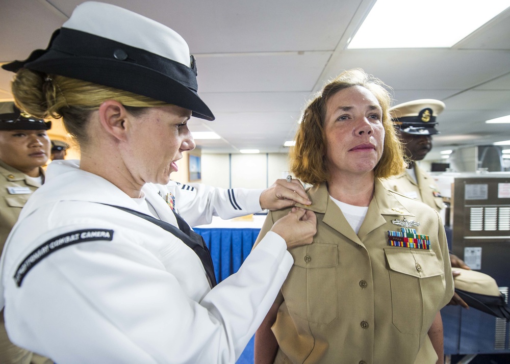 Continuing Promise 2015 chief petty officer pinning ceremony
