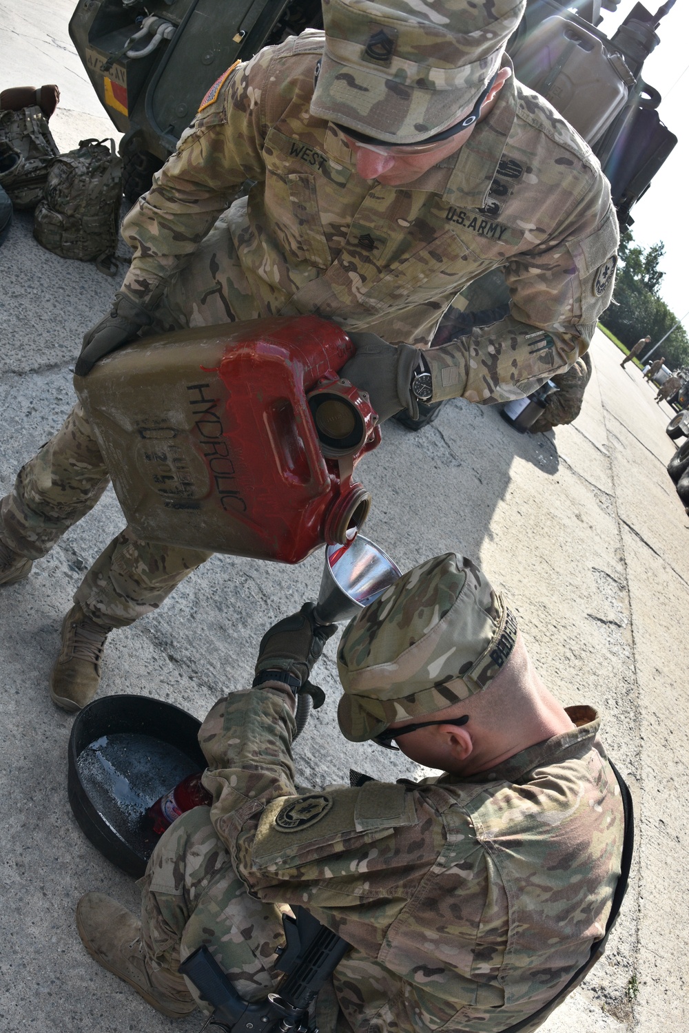 Dragoon Crossing vehicle maintenance