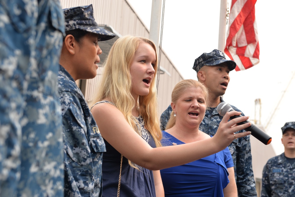 Navy Region Singapore remembers 9/11