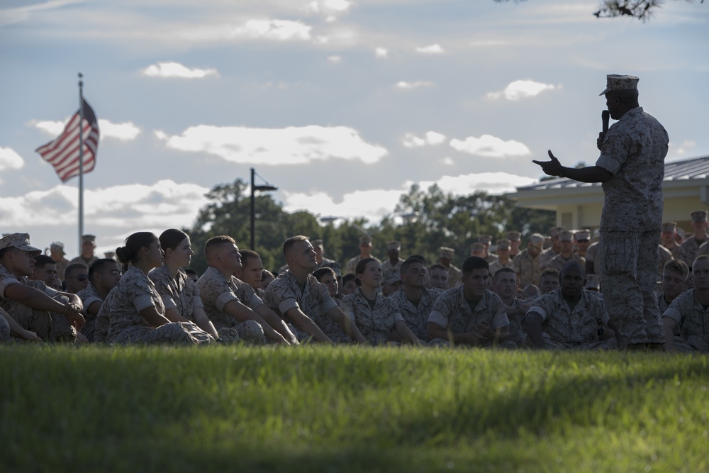 Sergeant Major of the Marine Corps visits MCAS Cherry Point