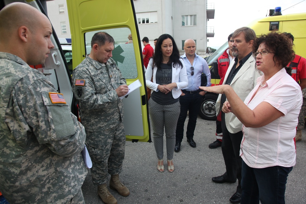7th CSC Soldiers evaluate EUCOM humanitarian assistance projects in Croatia