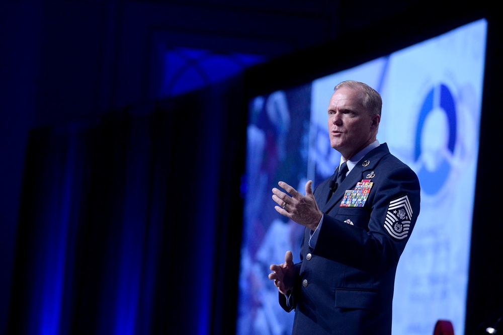 Chief Master Sgt. of the Air Force James A. Cody gives his 'Enlisted Force Update'