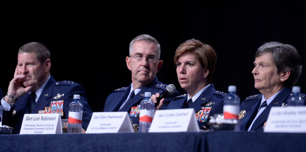 Air Force Major Command Panel at AFA