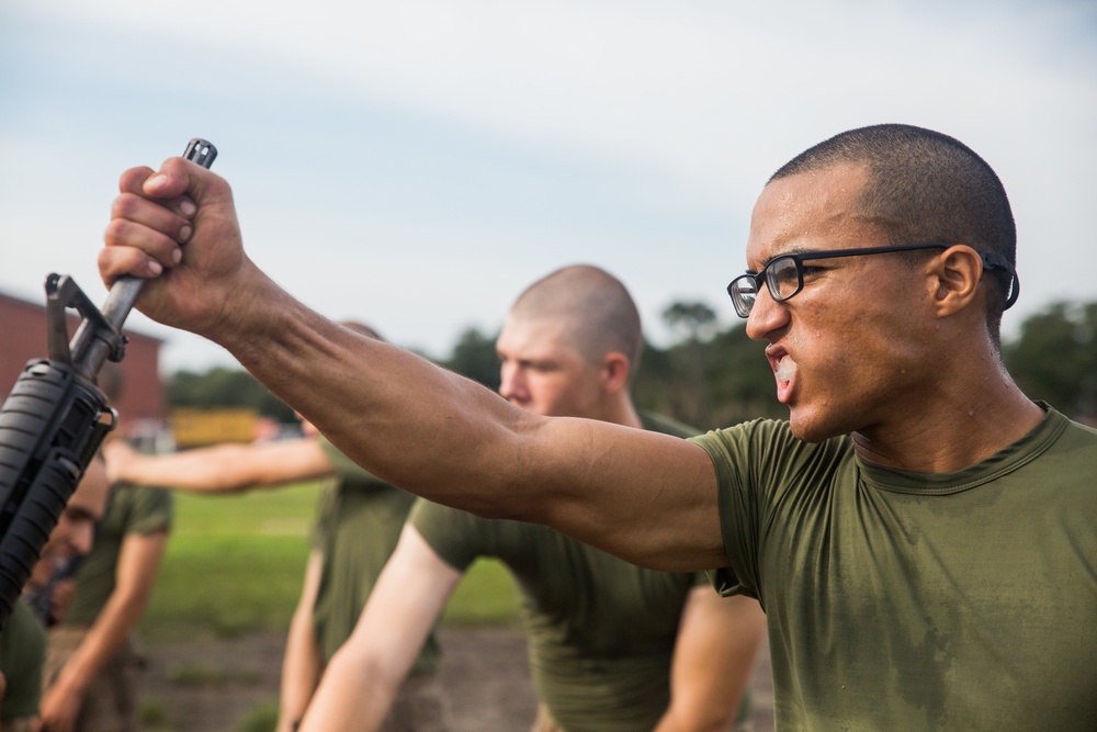 Parris Island recruits learn to fight like Marines