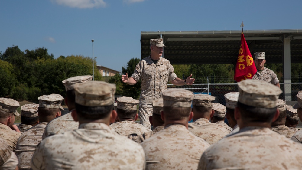 Combined Arms Company welcomes commander
