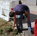 Marines, sailors clean up after-school center in Catania