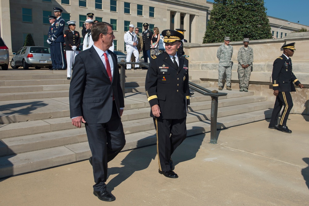 Secretary of defense attends POW/MIA Ceremony