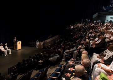 Chief of Naval Operations (CNO) Adm. Jonathan Greenert is relieved by Adm. John Richardson