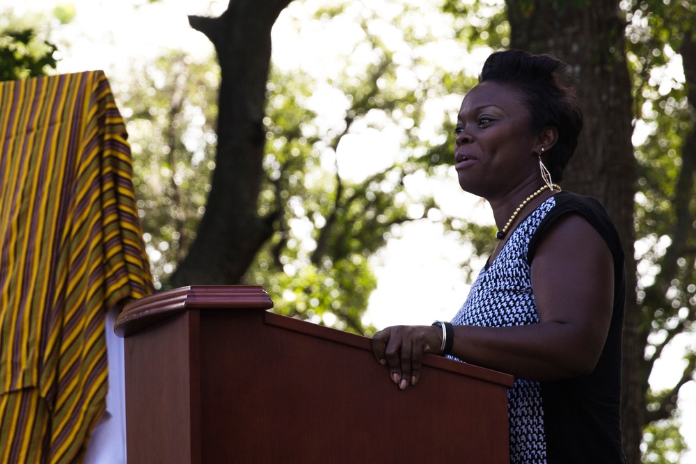 Edgerly Cemetery unveiled, Binyard family honored at MCAS Beaufort