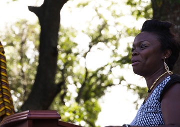 Edgerly Cemetery unveiled, Binyard family honored at MCAS Beaufort