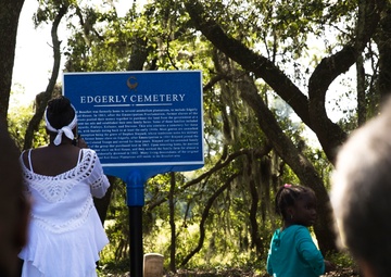 Edgerly Cemetery unveiled, Binyard family honored at MCAS Beaufort