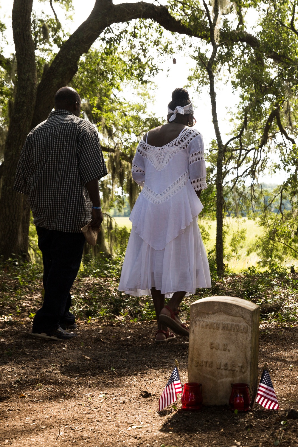 Edgerly Cemetery unveiled, Binyard family honored at MCAS Beaufort