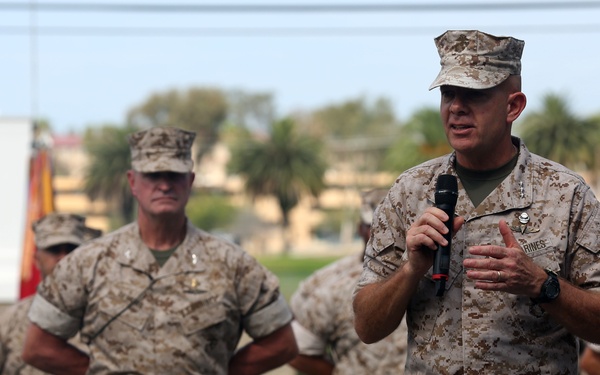 Maj. Gen. O’Donohue takes command of Blue Diamond