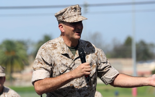 Maj. Gen. O’Donohue takes command of Blue Diamond