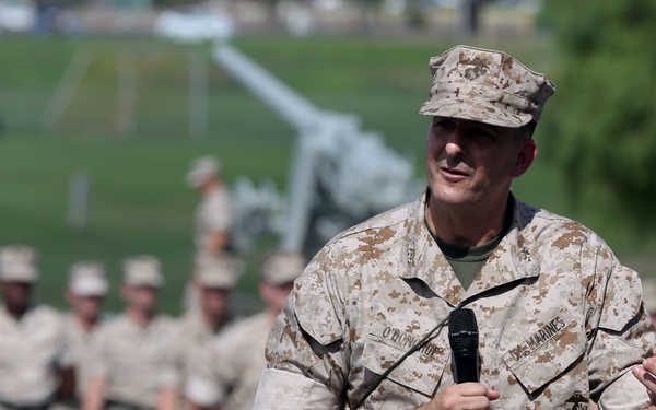 Maj. Gen. O’Donohue takes command of Blue Diamond
