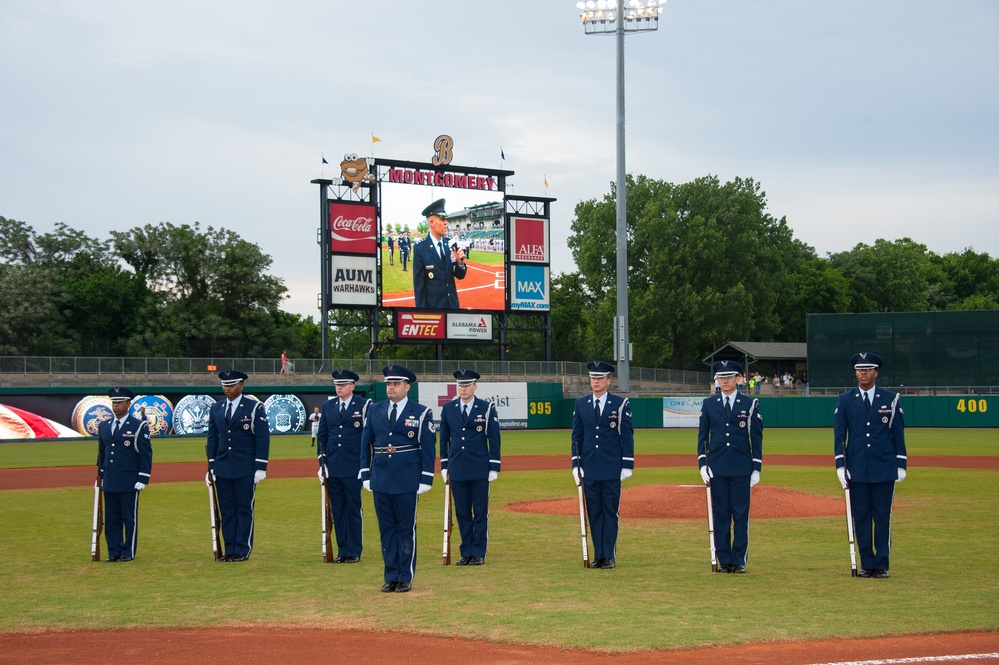 Biscuits hold Military Appreciation Night