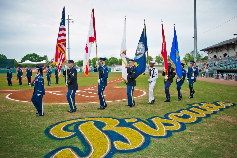 Montgomery Biscuits hold Military Appreciation Night