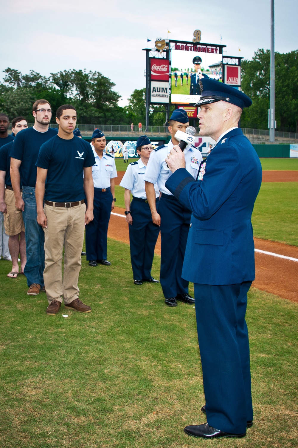 Montgomery Biscuits hold Military Appreciation Night