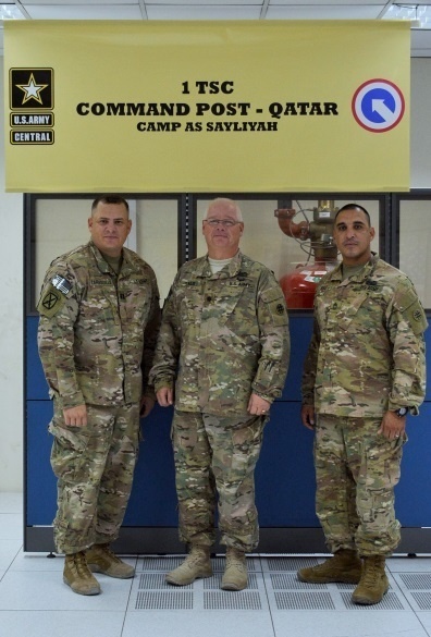 1st TSC Build Sustainment Operations Center in Qatar