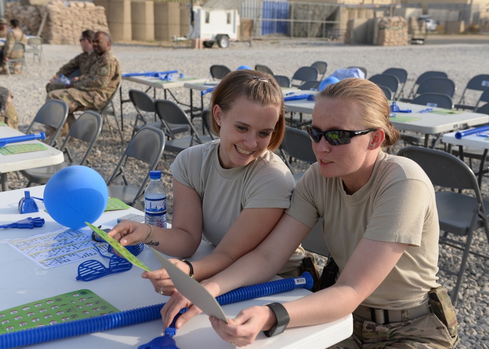 Vulture Airmen celebrate Air Force birthday with block party