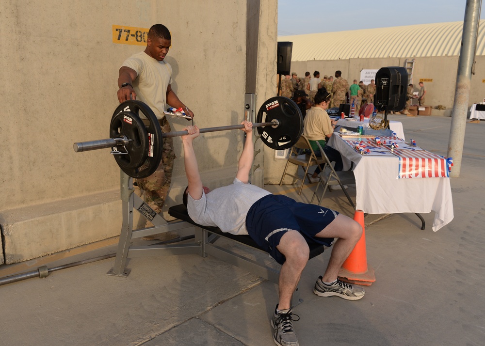 Vulture Airmen celebrate Air Force birthday with block party