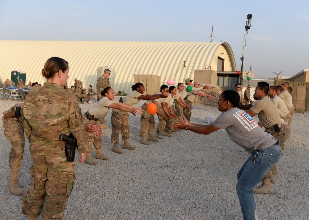 Vulture Airmen celebrate Air Force birthday with block party