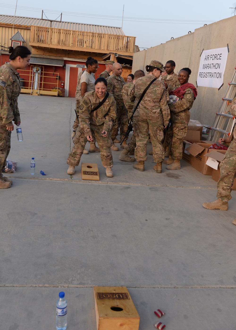 Vulture Airmen celebrate Air Force birthday with block party