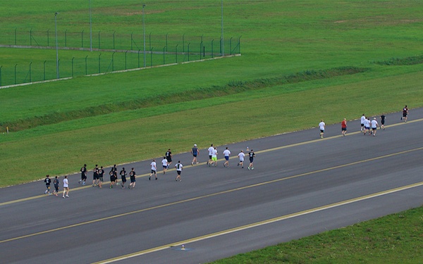 Army Ten-Miler Shadow Run held on Latvian Airfield