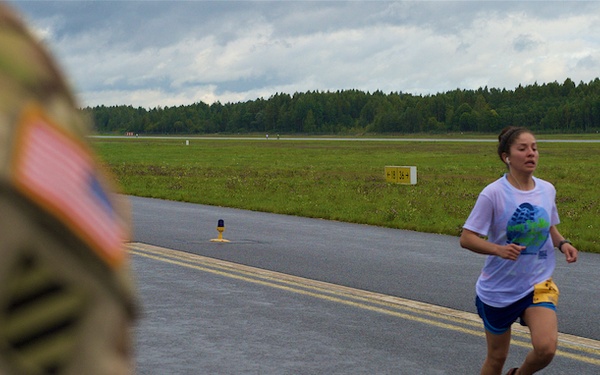 Army Ten-Miler Shadow Run held on Latvian Airfield