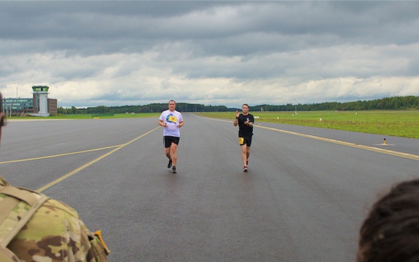 Army Ten-Miler Shadow Run held on Latvian Airfield