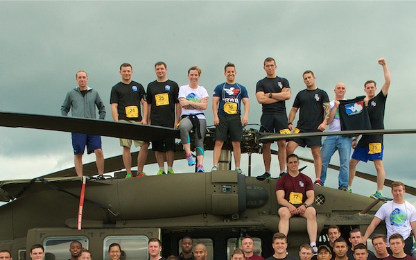 Army Ten-Miler Shadow Run held on Latvian Airfield