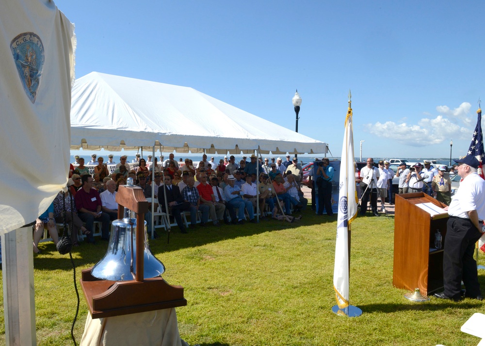 Coast Guard Cutter Sebago Plaque Dedication