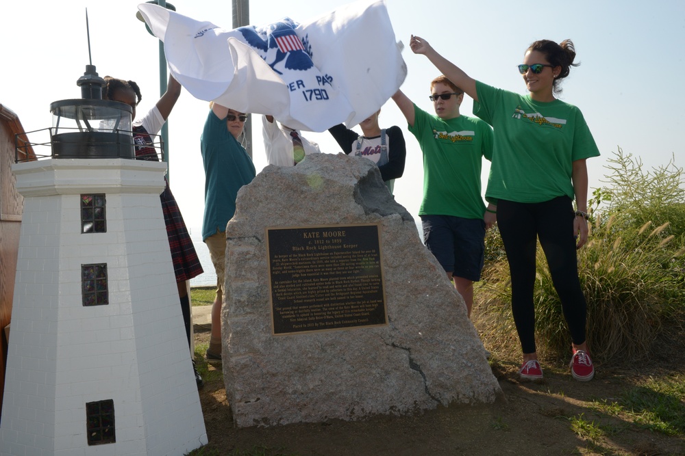 Coast Guard honors 19th century lighthouse keeper Kate Moore during memorial dedication ceremony