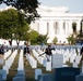 West Virginia Rough Riders lay a wreath at the Rough Riders Monument in Arlington National Cemetery