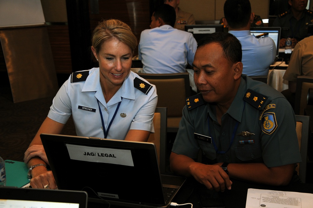 Air Force members gain professional development during Gema Bhakti