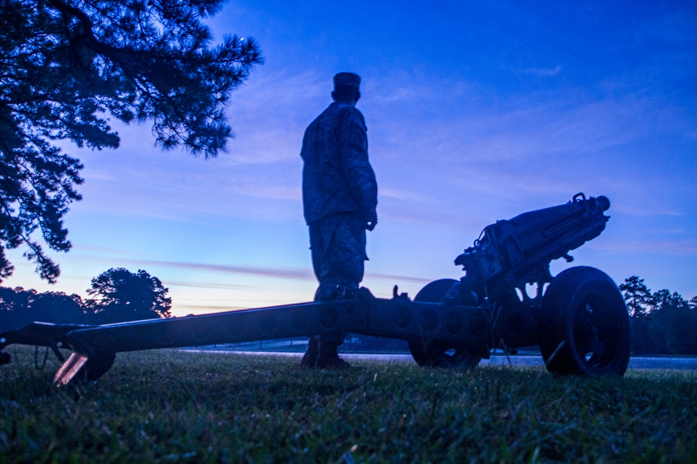 Howitzer at dawn