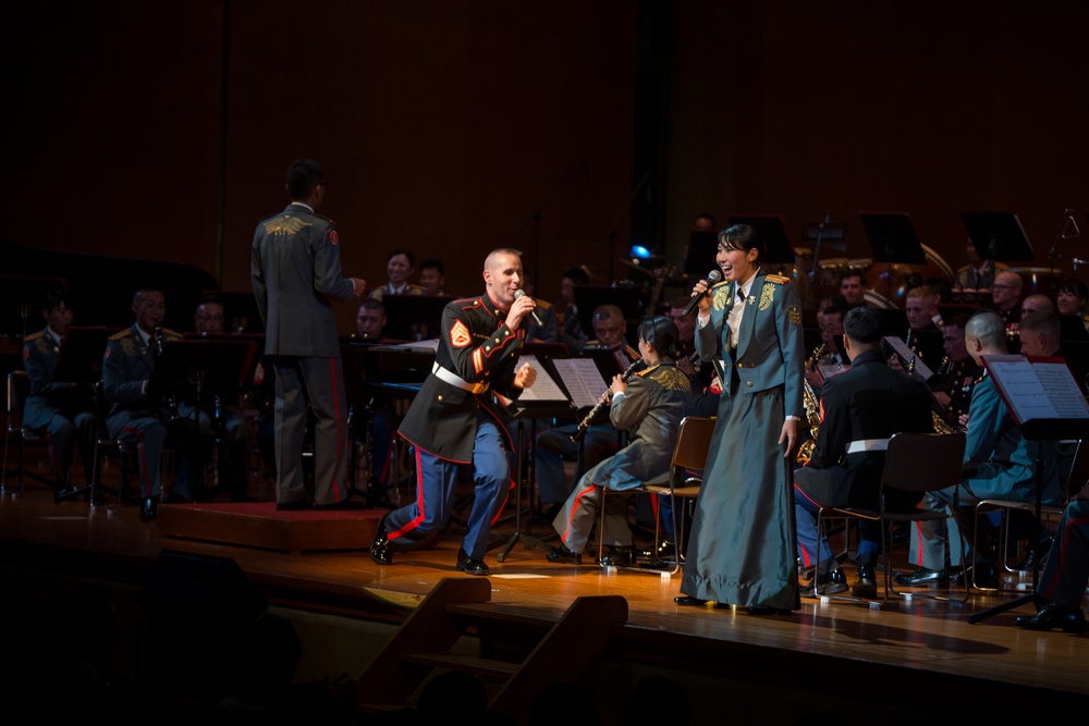 U.S. Marines, JGSDF celebrate 20 years of friendship through music