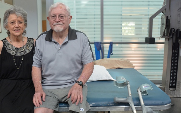 Retired general rehabs at hospital he once commanded