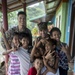 Philippine children interact with U.S. Marines